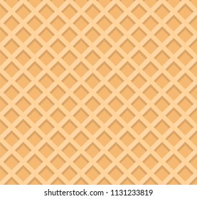Wafer Seamless Background. Vector Illustration eps