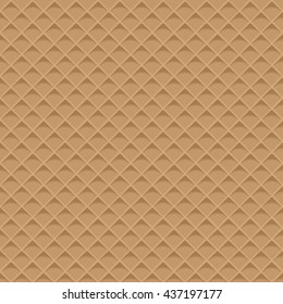 Wafer Seamless Background. Vector Illustration eps