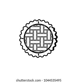 wafers icon. Element of bakery icon. Premium quality graphic design. Signs and symbols collection icon for websites, web design, mobile app on white background