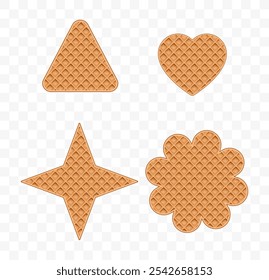 Waffel effect decoration shape set