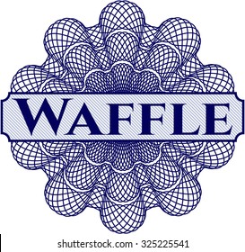 Waffle abstract rosette