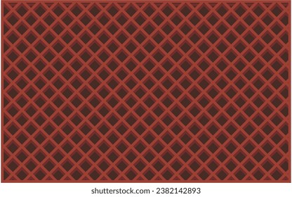 waffle background, ice cream cone texture, sweet wafer dessert pattern, space for your text. Vector illustration. Seamless waffle pattern. Simple motif backdrop