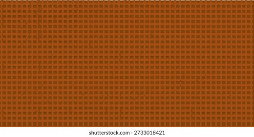 Waffle biscuit chocolate texture, product wallpaper, vector flat pattern sweet wafer texture backdrop.
