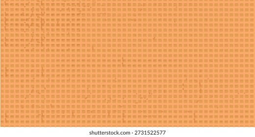 Textura de biscoito de waffle, papel de parede do produto, pano de fundo de textura de bolacha doce de padrão plano vetorial.