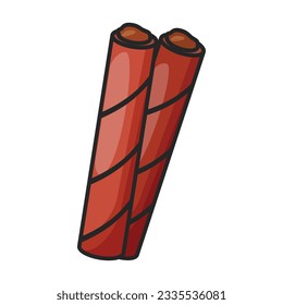 Waffle con el icono del vector de burbuja.Icono del vector de color aislado en el waffle del fondo blanco con burbuja.