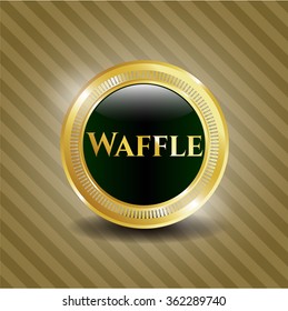 Waffle gold badge