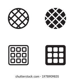 waffle icon for apps and web sites