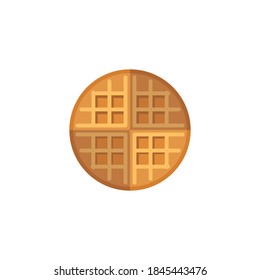 Waffelsymbol des Vektorgrafik-Designs im Farbstil