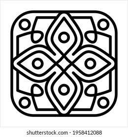 Waffle Icon, Waffle Food Icon Vector Art Illustration