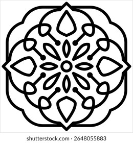 Waffle Icon, Waffle Food Icon Vector Art Illustration