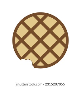 Waffle icon vector illustration symbol design template