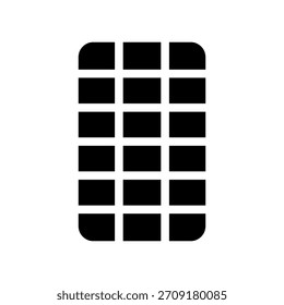 Waffelsymbol, Vektorsymbol, Entwurfsgrafik