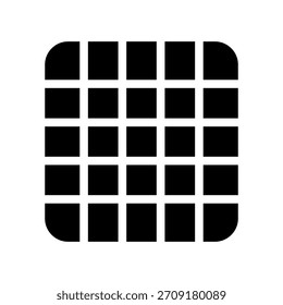 Waffelsymbol, Vektorsymbol, Entwurfsgrafik