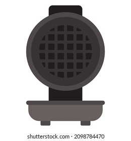 waffle iron flat clipart vector illustration