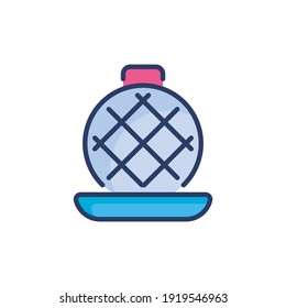 Waffle Iron icon in vector. Logotype