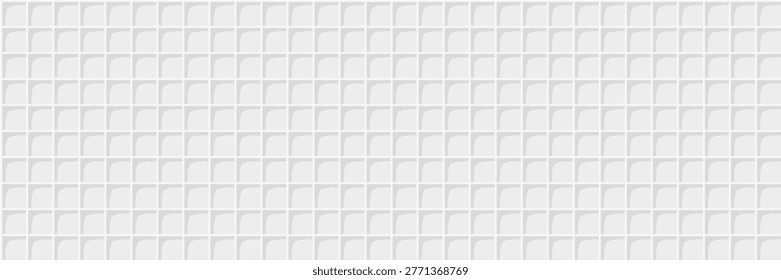 Patrón de punto waffle sin costuras. Toalla de tela blanca. Vector textil.