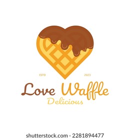 waffle logo simple illustration design,for pastry shop,emblem,badge,bakery business,pastry,bakery,vector