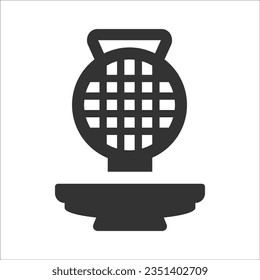 Waffle machine icon, Vector Graphics