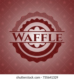 Waffle red emblem