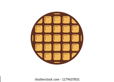 Waffle Round Logo Design Inspiration