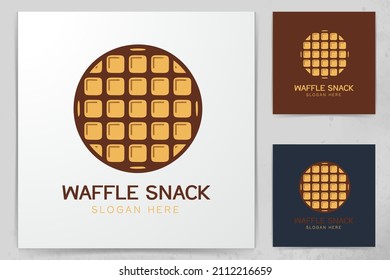 Waffle Round Logo Design Inspiration