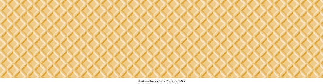 waffle seamless pattern tile ice cream cone texture background