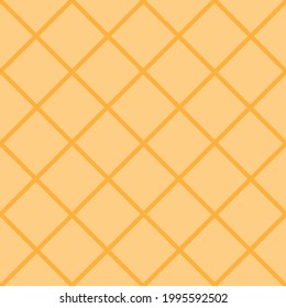 Waffle seamless pattern. Vector illustration.