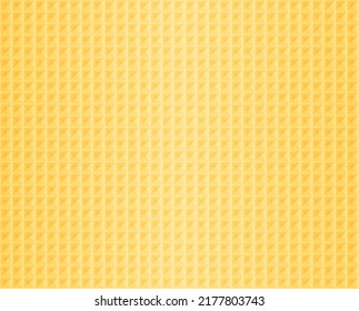 Waffle seamless relief texture background. Sweet tasty dessert food pattern. Gourmet snack page fill background, wrapping paper design