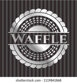 Waffle silver emblem
