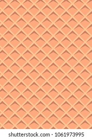 waffle texture background, vector art and illustration.