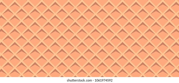 waffle texture background, vector art and illustration.