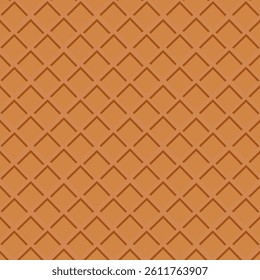 Waffle texture seamless background. Wafer background vector illustration. Waffle pattern.