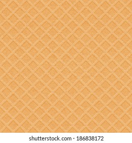 Waffle texture - vector background.