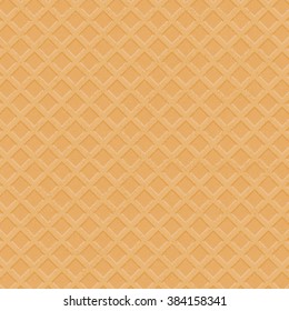 Waffle texture - vector background.