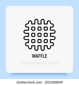 Wölfe dünne Linie Symbol. Moderne Vektorgrafik von Bäckerei.