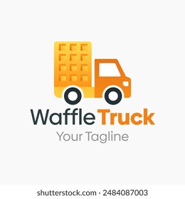 Waffle Truck Logo Vector Template Design. Good for Business, Startup, Agency, and Organization