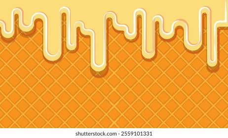 waffle vector background vector illustration