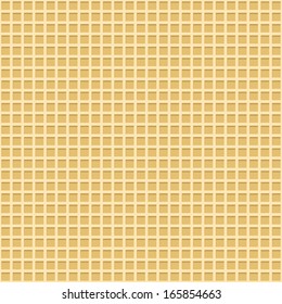 Waffle vector seamless background