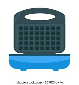 waffle-iron for making Belgian waffles. Vector illustration.