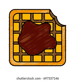 waffles with butter icon