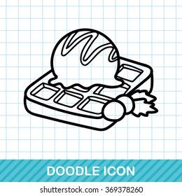 Waffles doodle