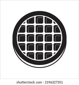 waffles icon vector design template