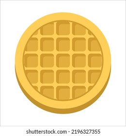 waffles icon vector design template