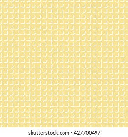 Waffles seamless vector pattern. Waffles texture. Yellow background.