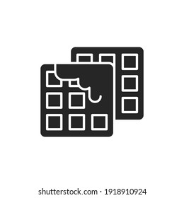 Icono de línea de color de Wafflescolor. Elemento vector aislado. Pictograma de esquema para página web, aplicación móvil, promoción