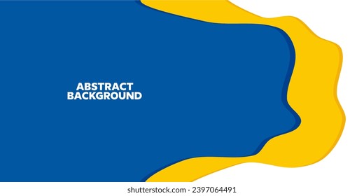 WAFY SHAPE BLUE AND ORANGE ABSTRACT BACKGROUND 