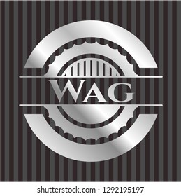 Wag silvery emblem