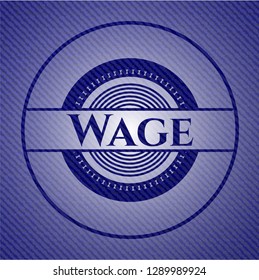Wage with jean texture
