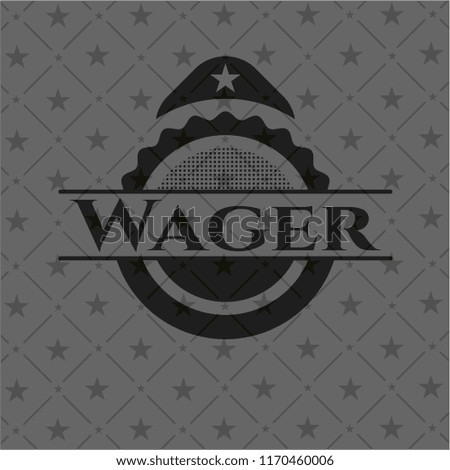 Wager dark icon or emblem