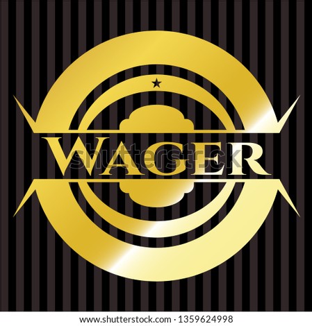 Wager golden emblem